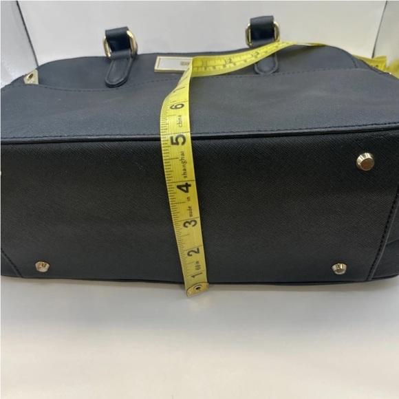 DKNY Black Textured  Top Zip Tote Handbag - Picture 10 of 16